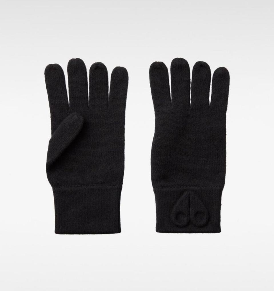 22FW 무스너클 남성 임레이 양모 니트장갑-블랙