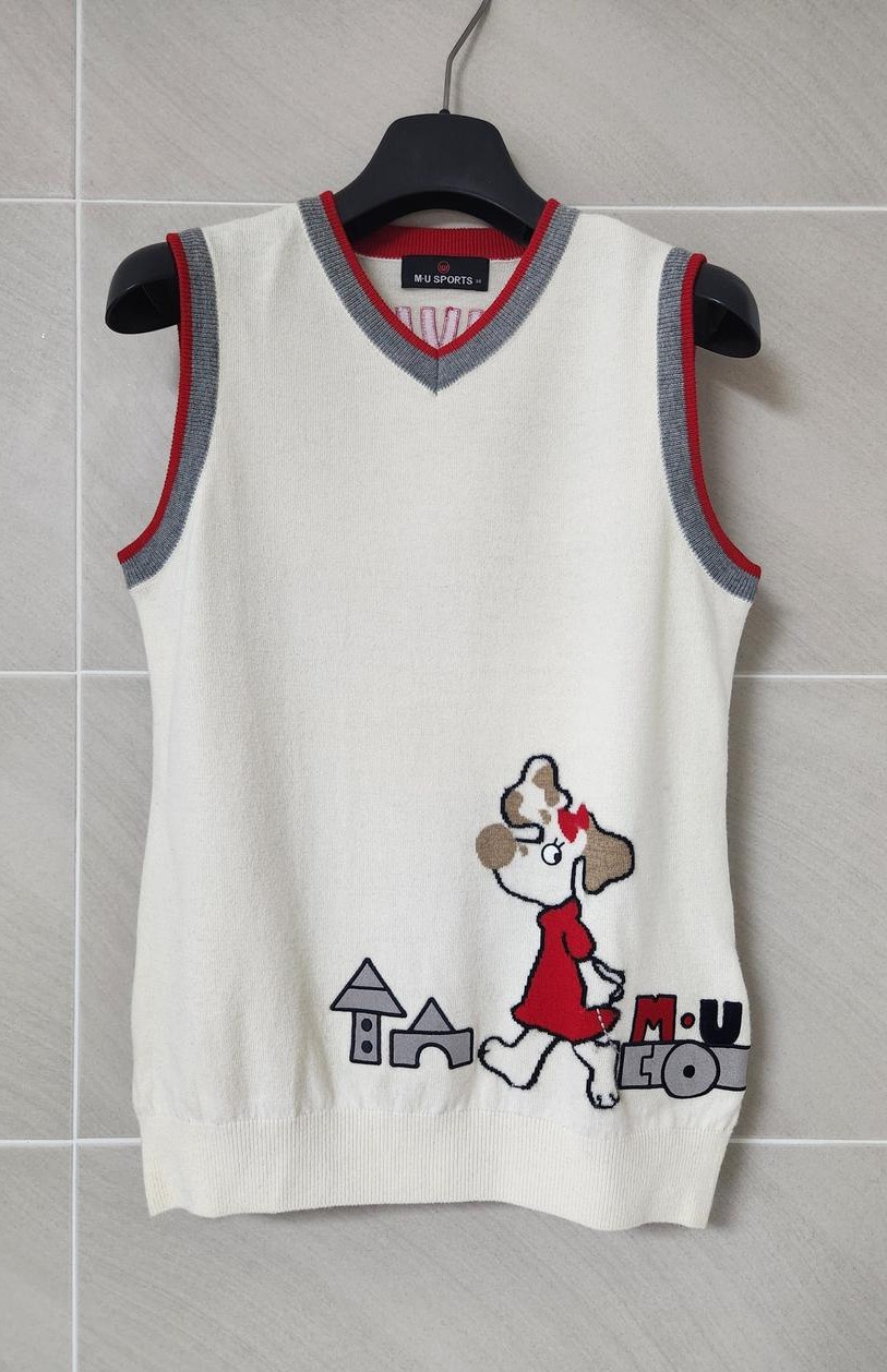 정품) MU 스포츠 골프 여성 캐시미어 니트