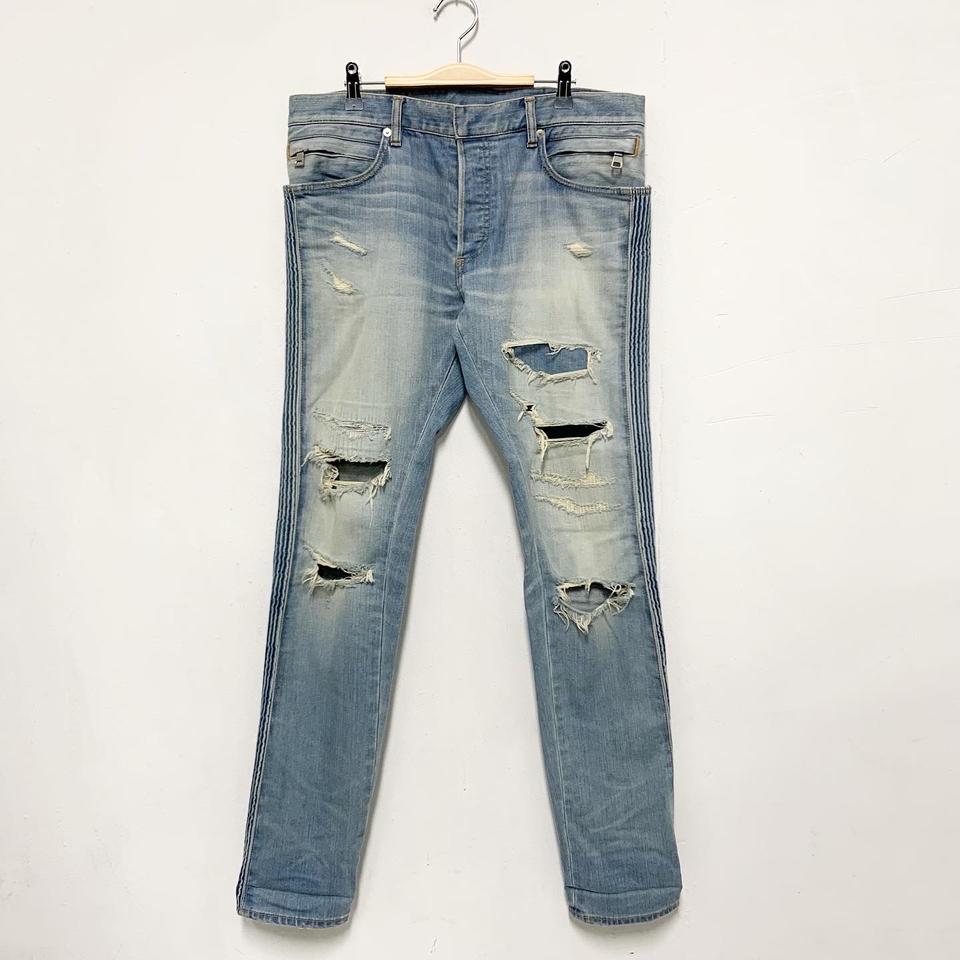 발망 바이커팬츠 데님