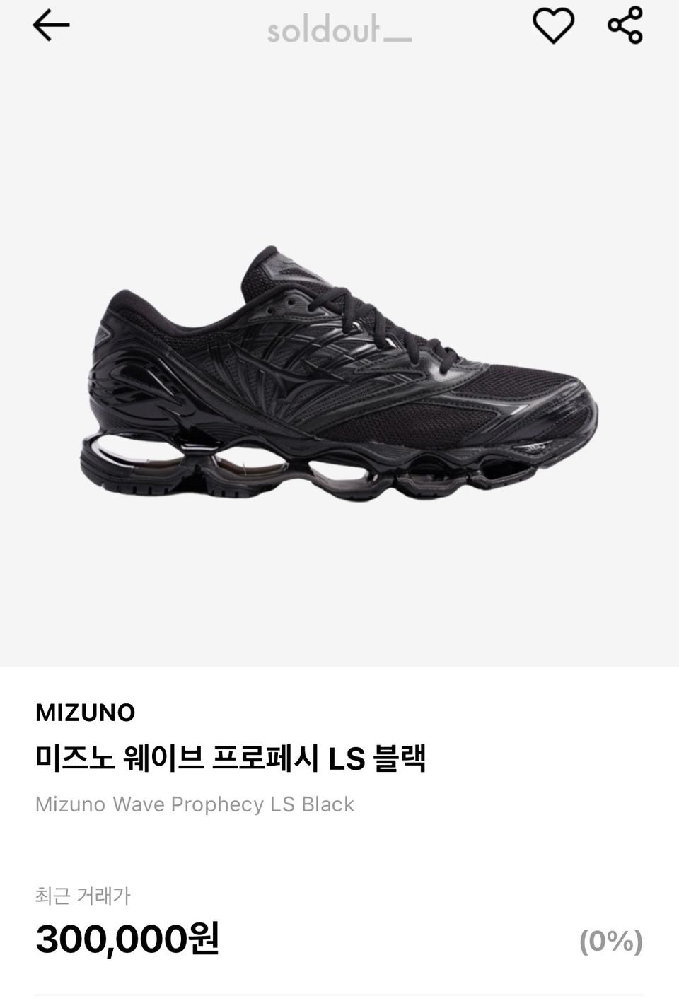 미즈노 웨이브 프로페시 LS 260