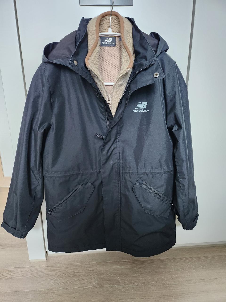 뉴발란스키즈 2in 1 바람막이 집업조끼 140 사이즈