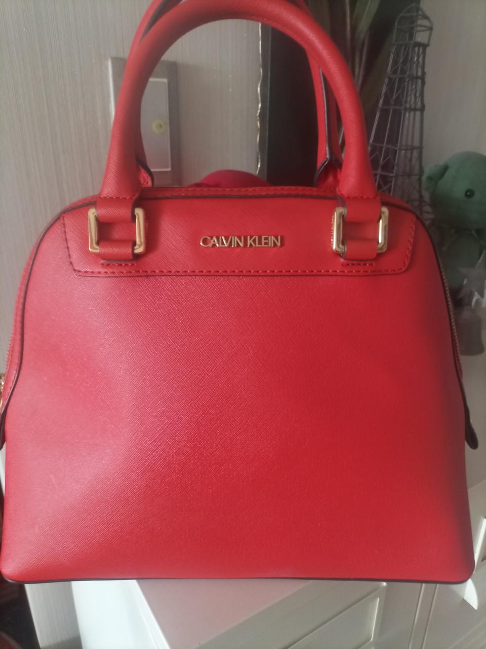 캘빈클라인 인디핑크 토트백