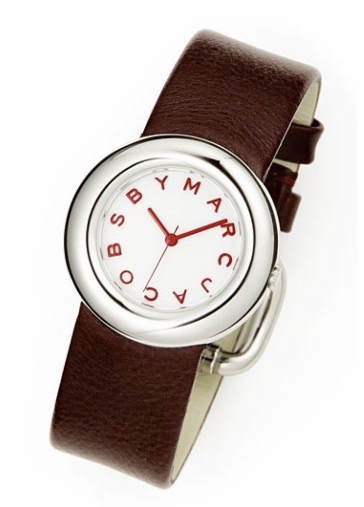 마크제이콥스브라운가죽손목시계