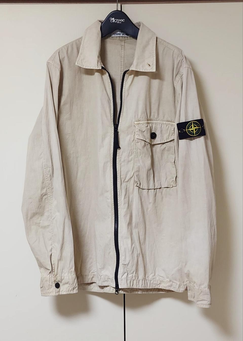 스톤아일랜드 올드이펙트 오버셔츠 L