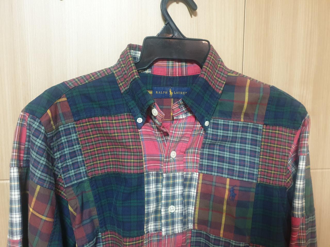 폴로 패치워크 셔츠