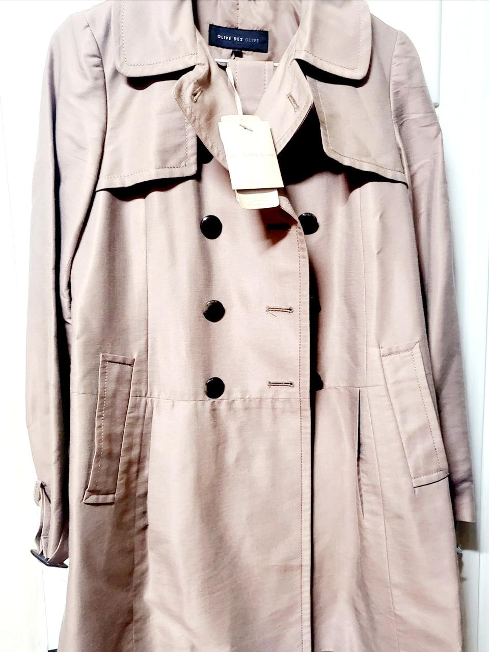올리브 데올리브 트렌치 하프자켓