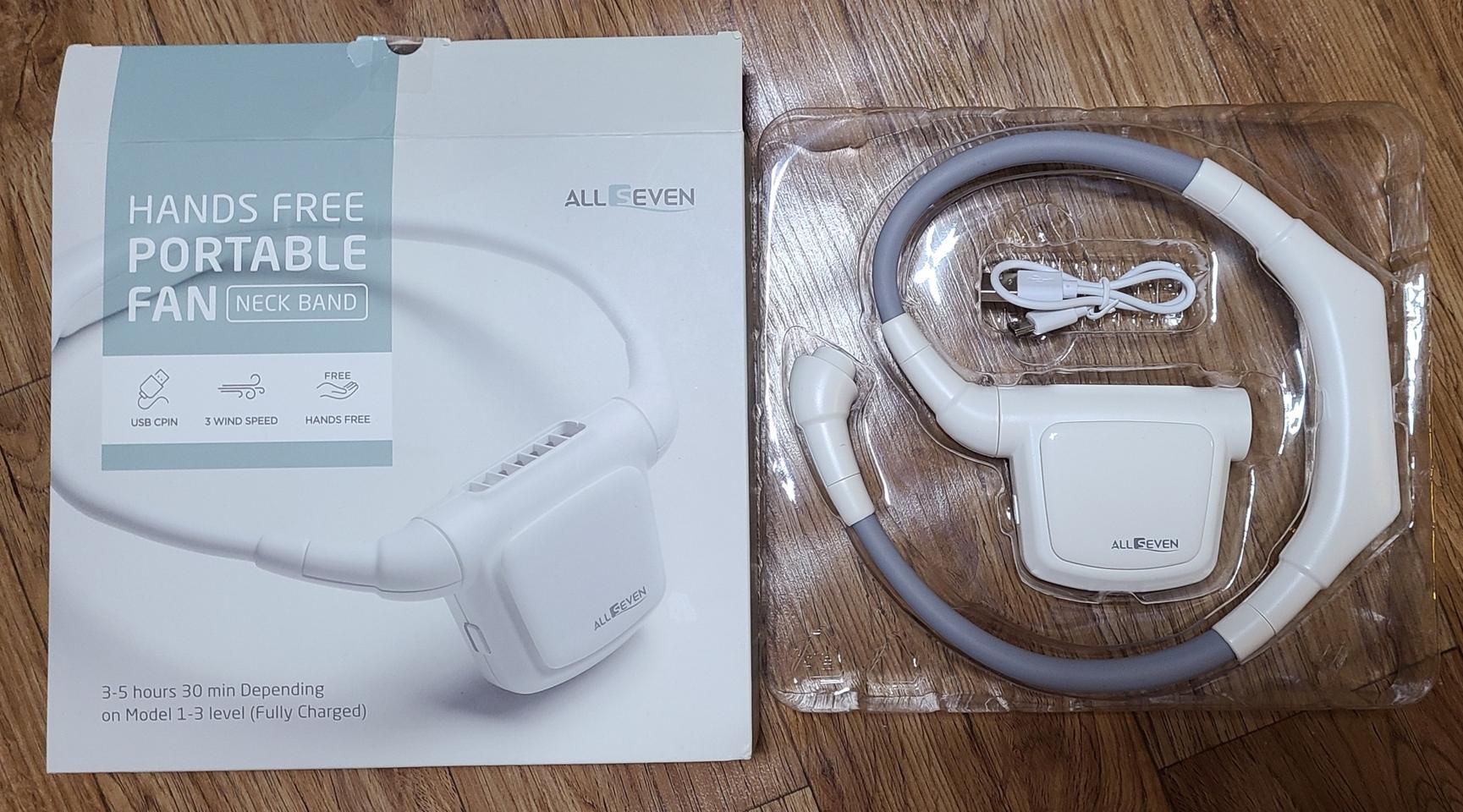 핸즈프리 포터블 팬(넥밴드)