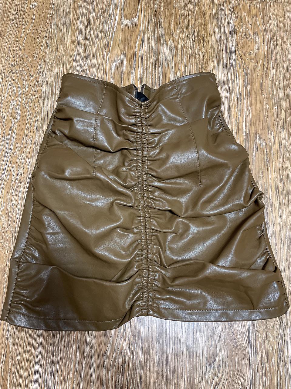 레더하이웨스트치마바지