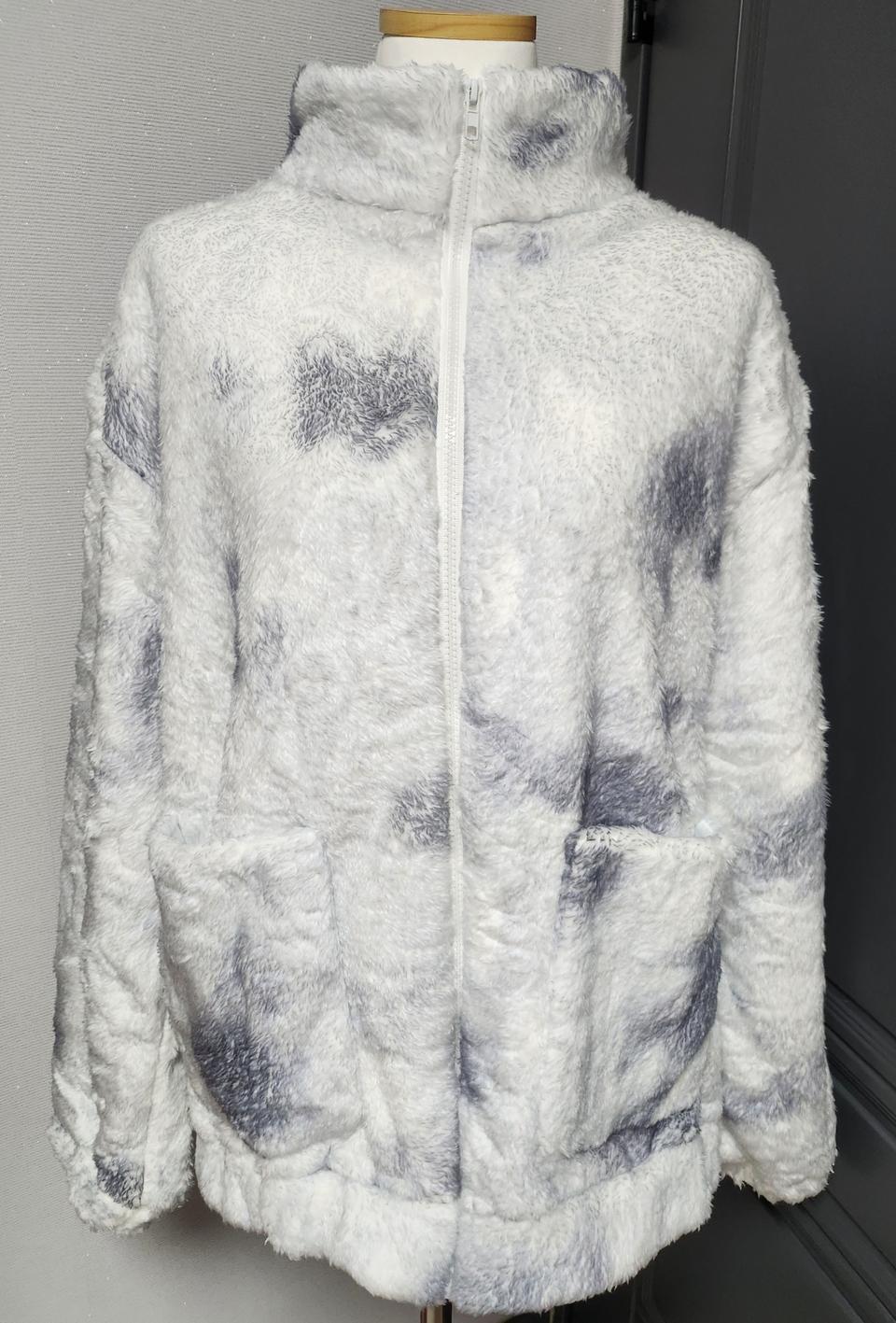 타이다이 나염 퍼 양털 뽀글이집업자켓(새상품)