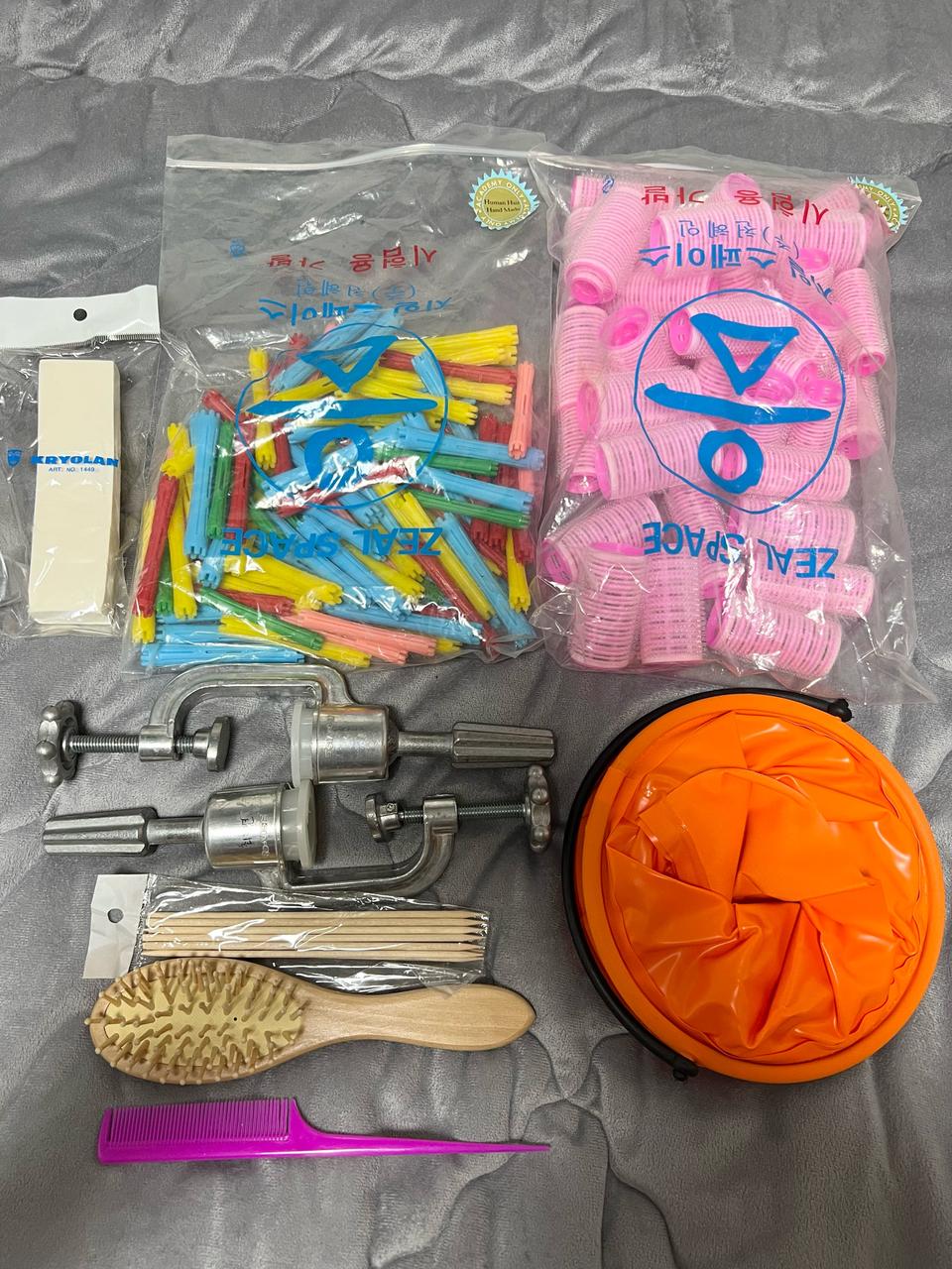 미용실기 일부재료 (헤어 실기시험)