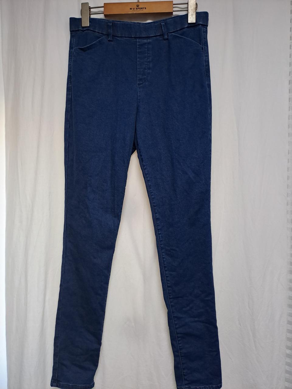 유니클로 L사이즈 69-75센치 고무밴드 스판 청바지 미착용 새것