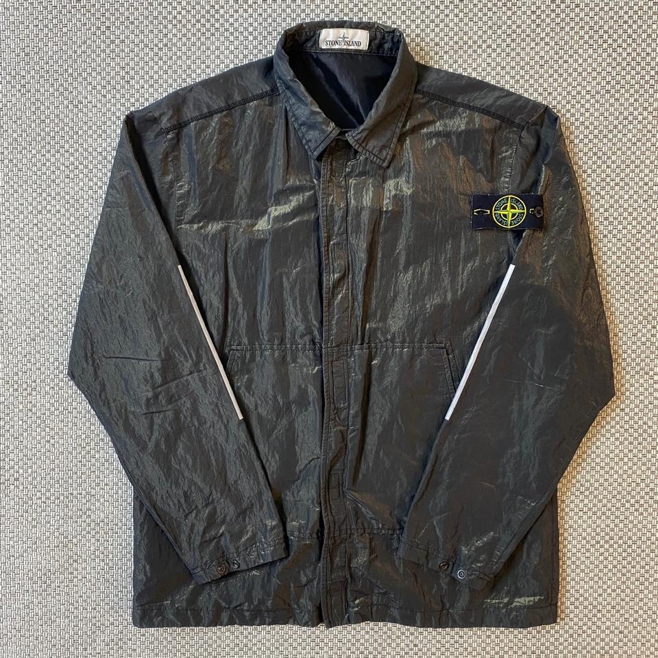스톤아일랜드 리플렉티브 셔츠자켓