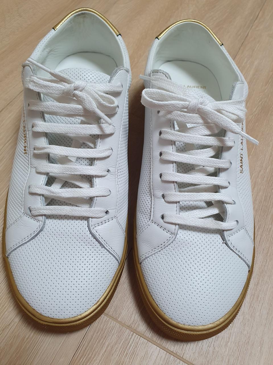 생로랑 스니커즈 사이즈255(앤디 퍼포레이티드580022)