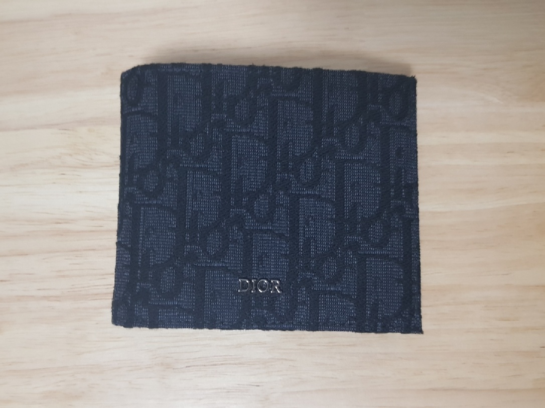 디올 오블리크 자카드 반지갑 2OBBH027YSEH03E