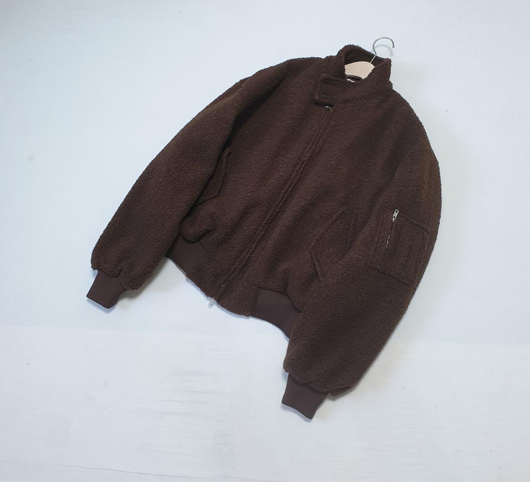 파르티멘토 브라운 플리스 ma1 자켓