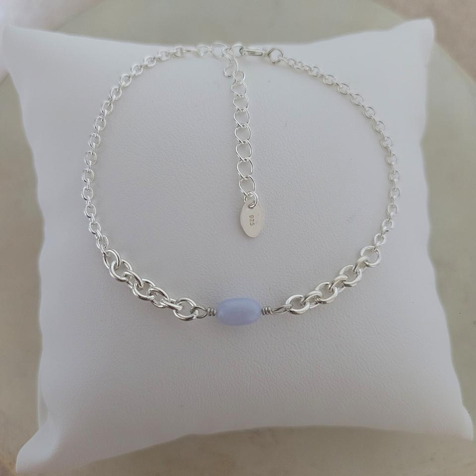 전체은 실버925 원석 은팔찌