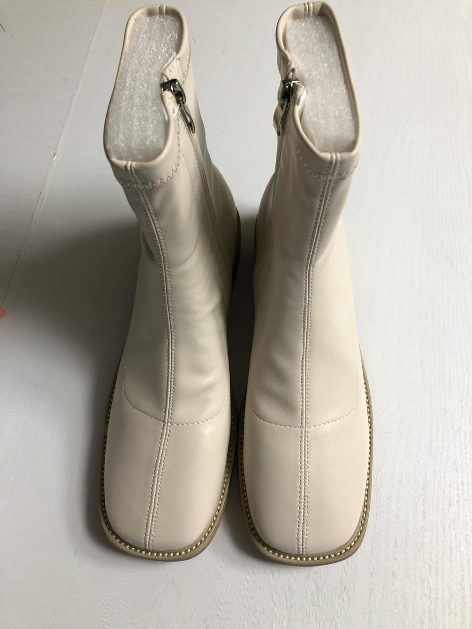 스퀘어 앵클부츠