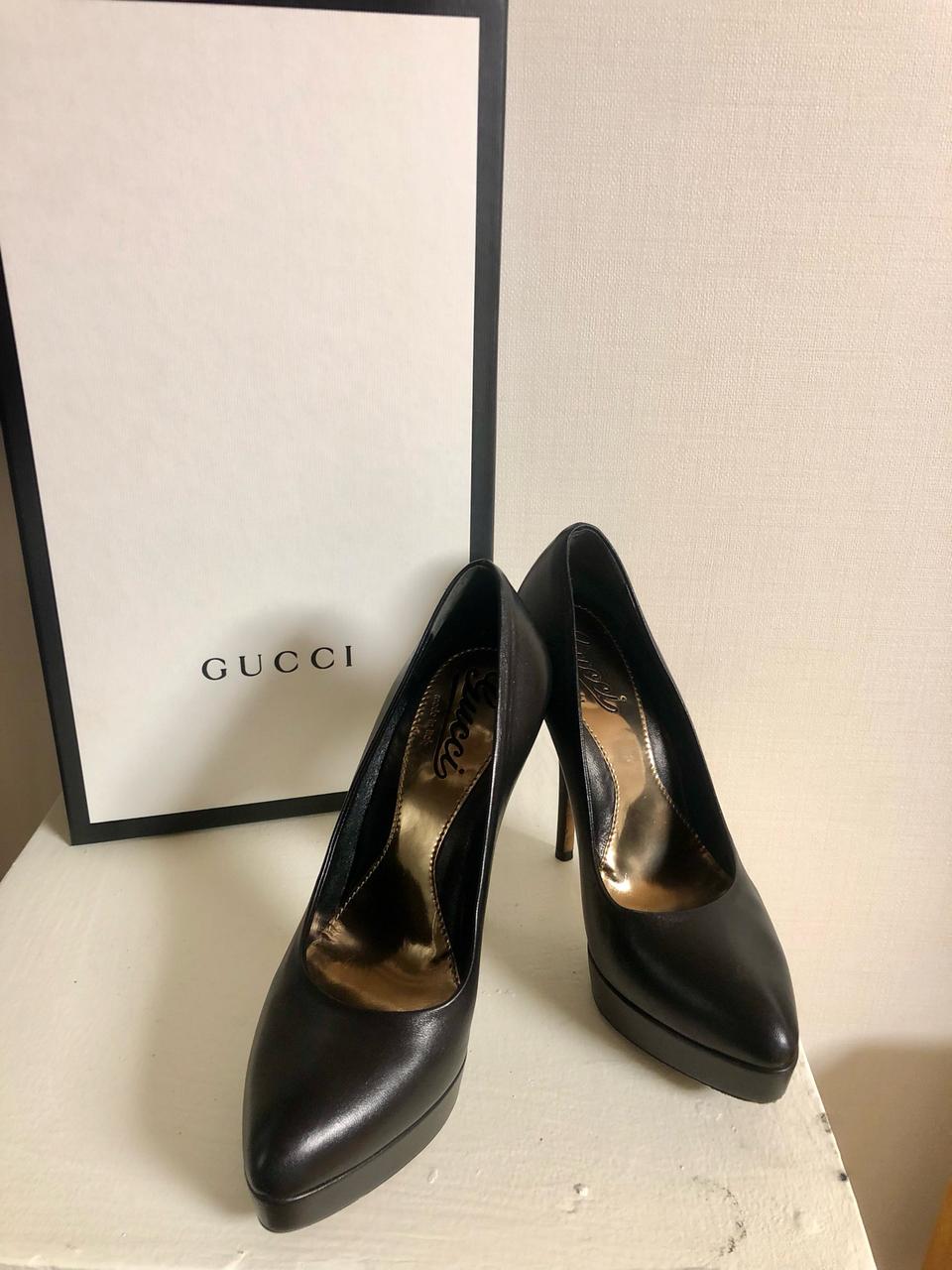 [정품](1회착용) 구찌 구두 구찌힐 35사이즈 (225-230mm)