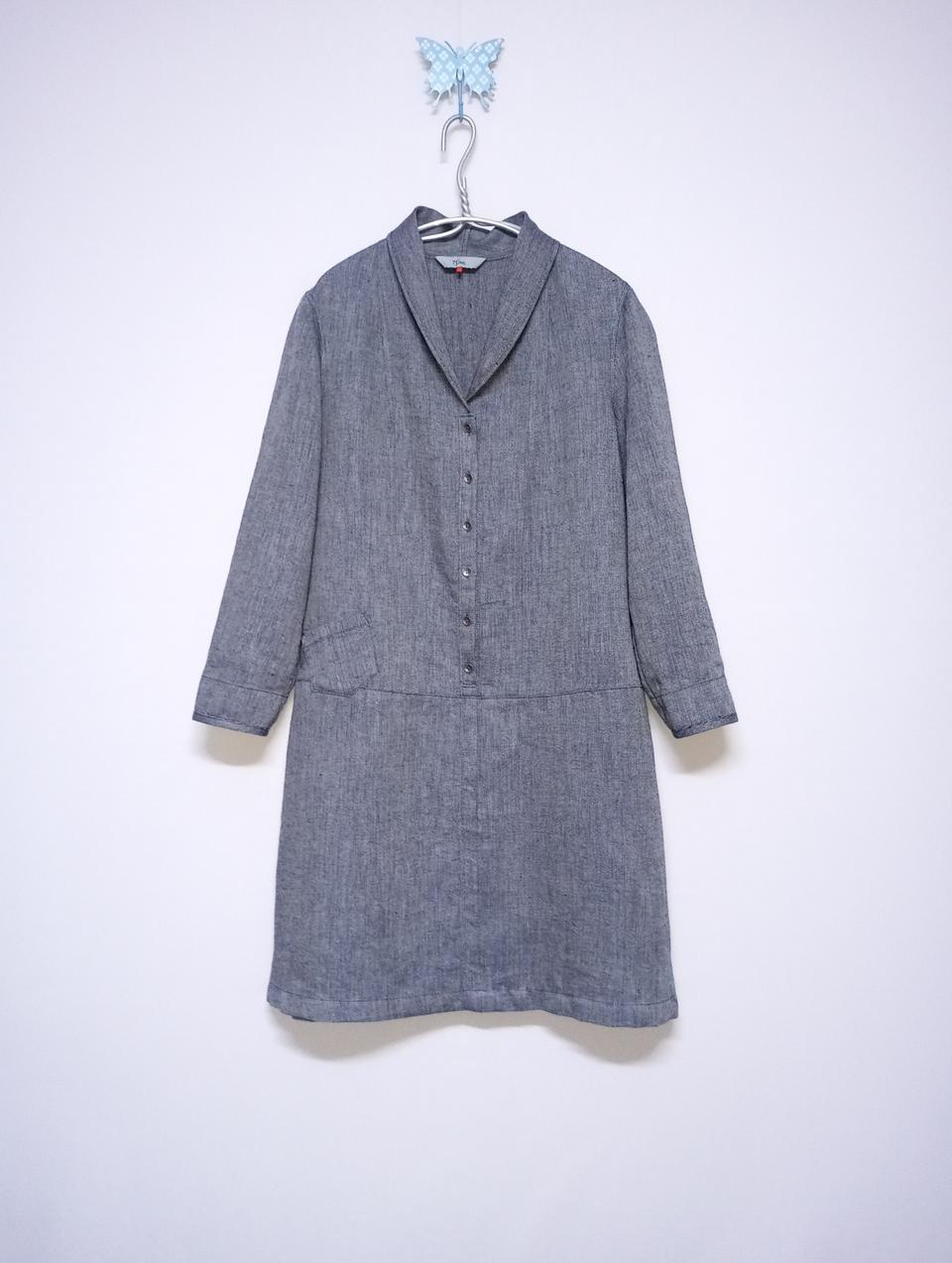 이새 린넨혼방 루즈핏 원피스