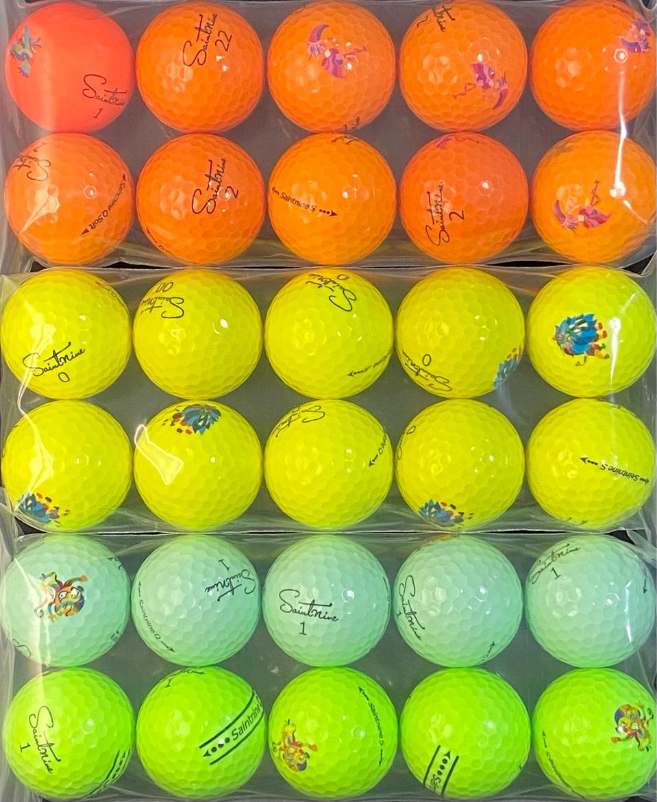 세인트나인3피스60개골프공 로스트볼