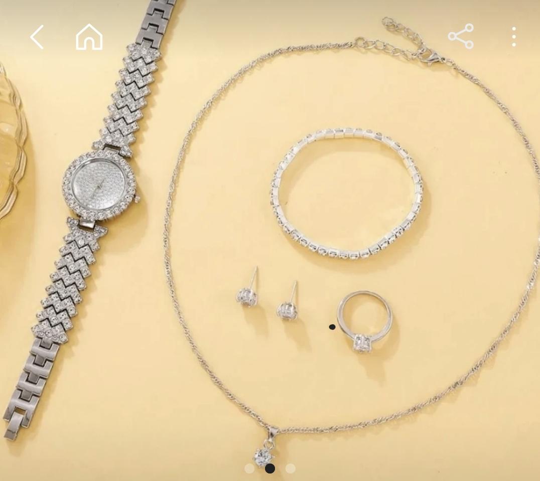 시계ㆍ목걸이ㆍ귀걸이 ㆍ반지세트