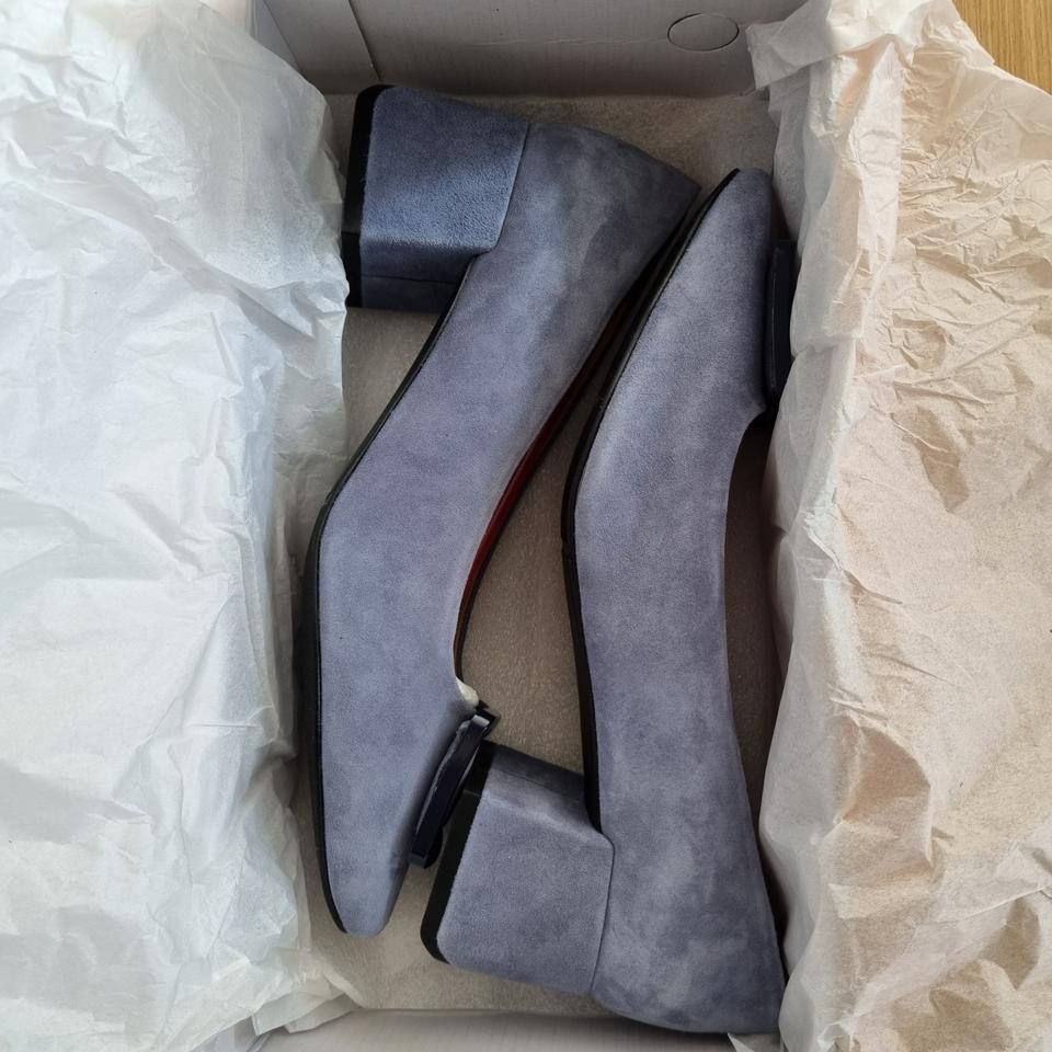 여성 스웨이드 천연가죽 구두.새것.245