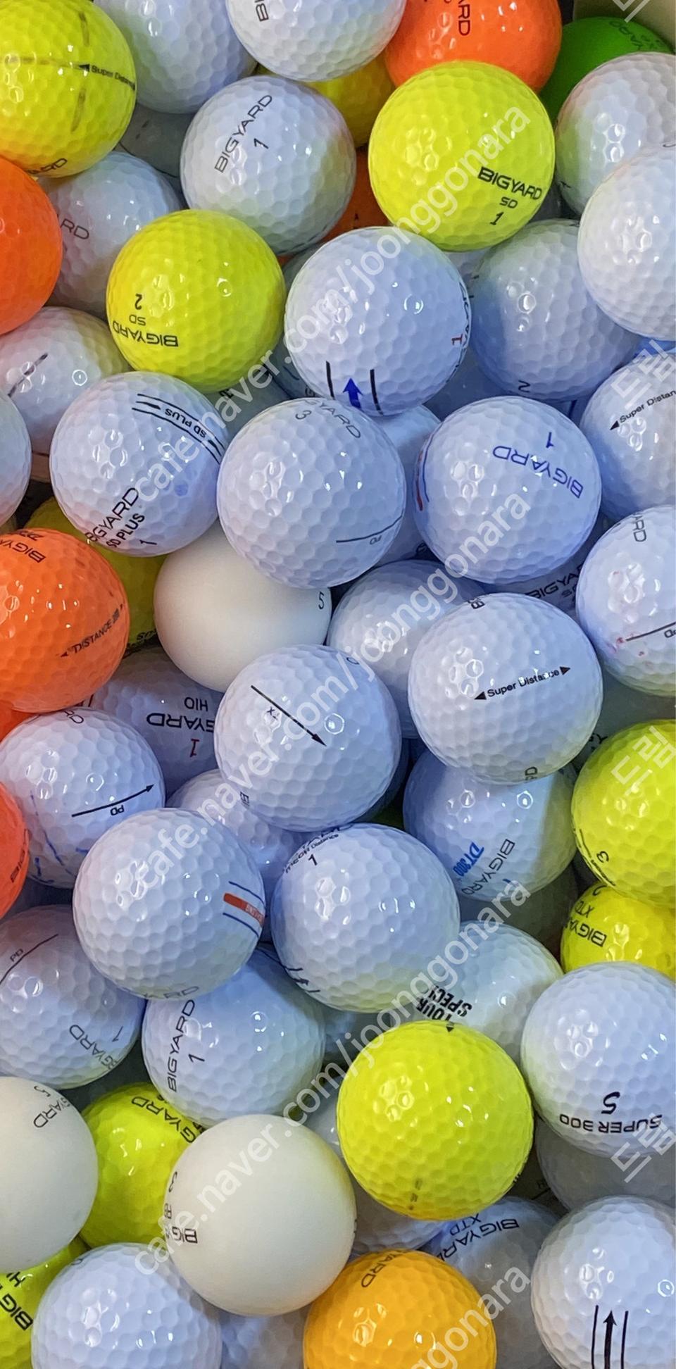 빅야드A/A+급40개 골프공 로스트볼