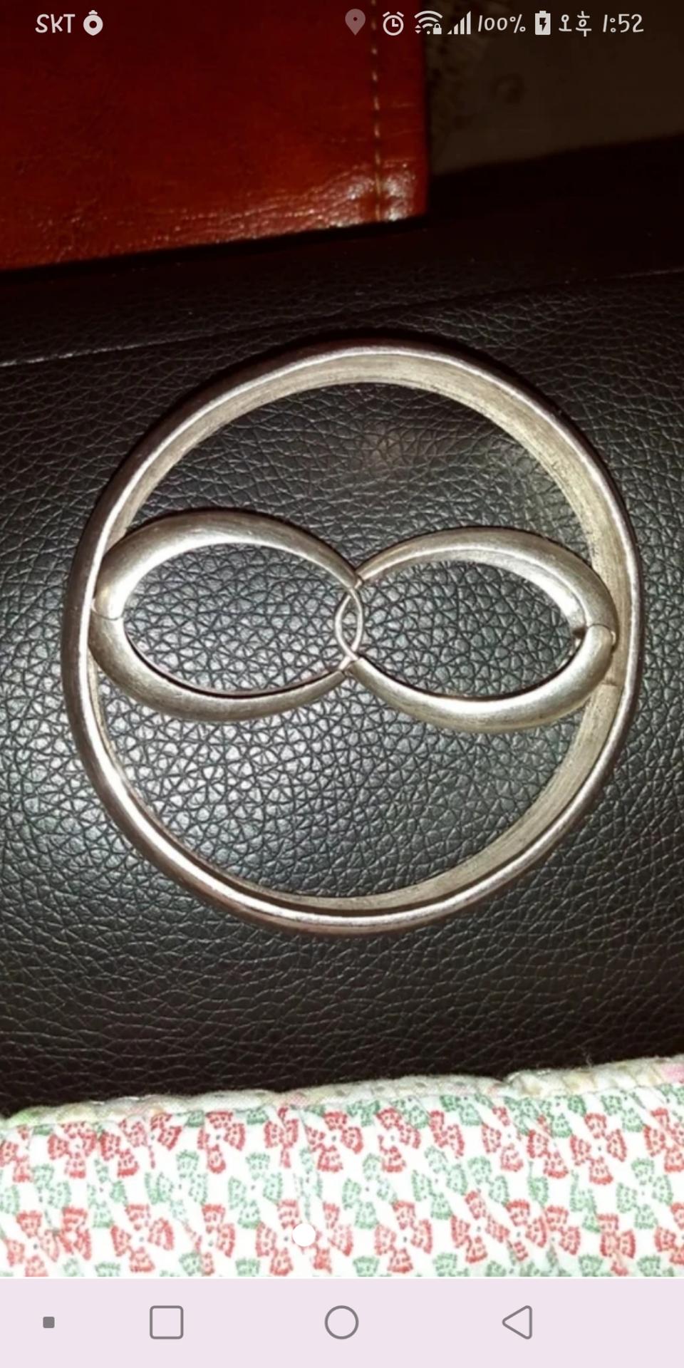 무광은귀걸이 은팔찌