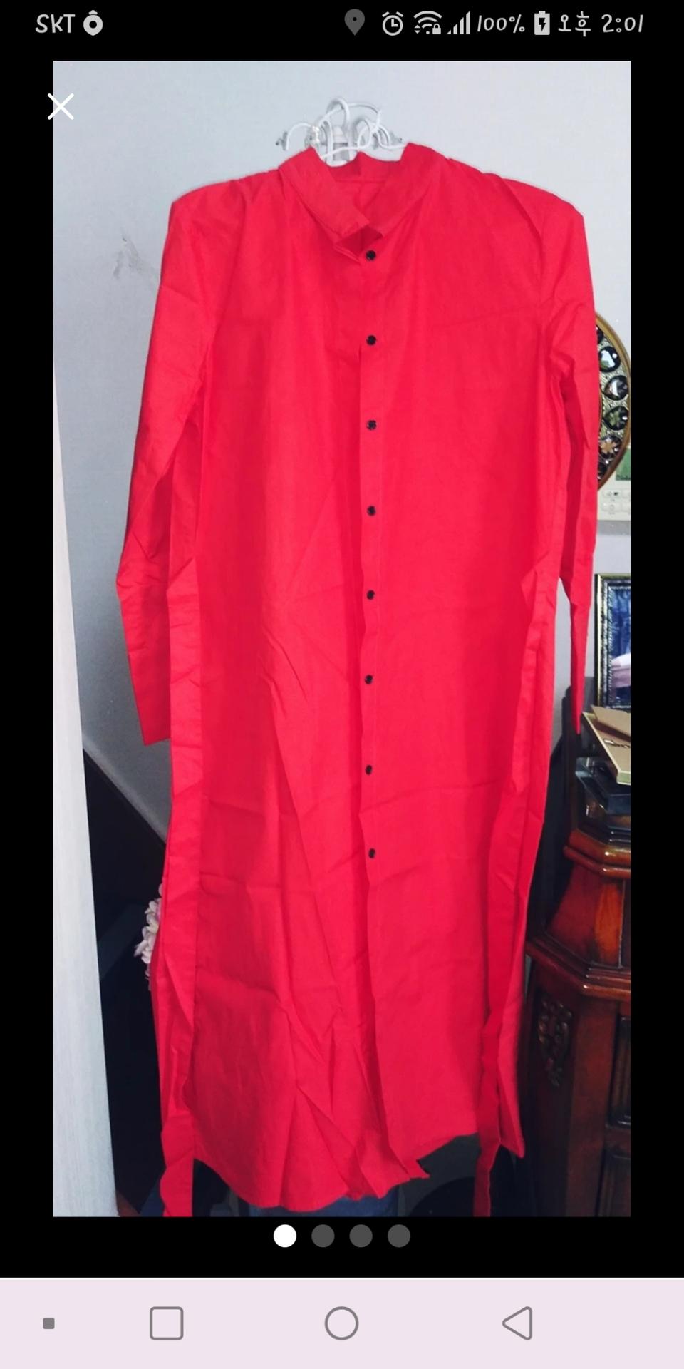 다홍롱 블라우스