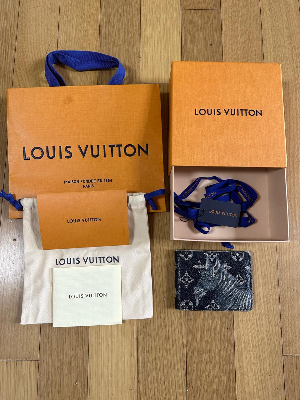 [한정판] 루이비통 채프먼 모노그램 멀티플 월릿 반지갑