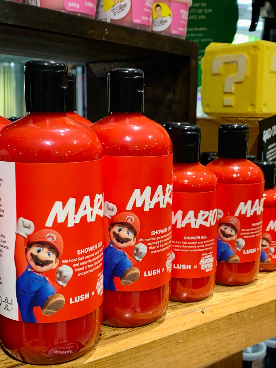 [무배] 한정판 샤워젤 5개 러쉬x마리오(새상품)