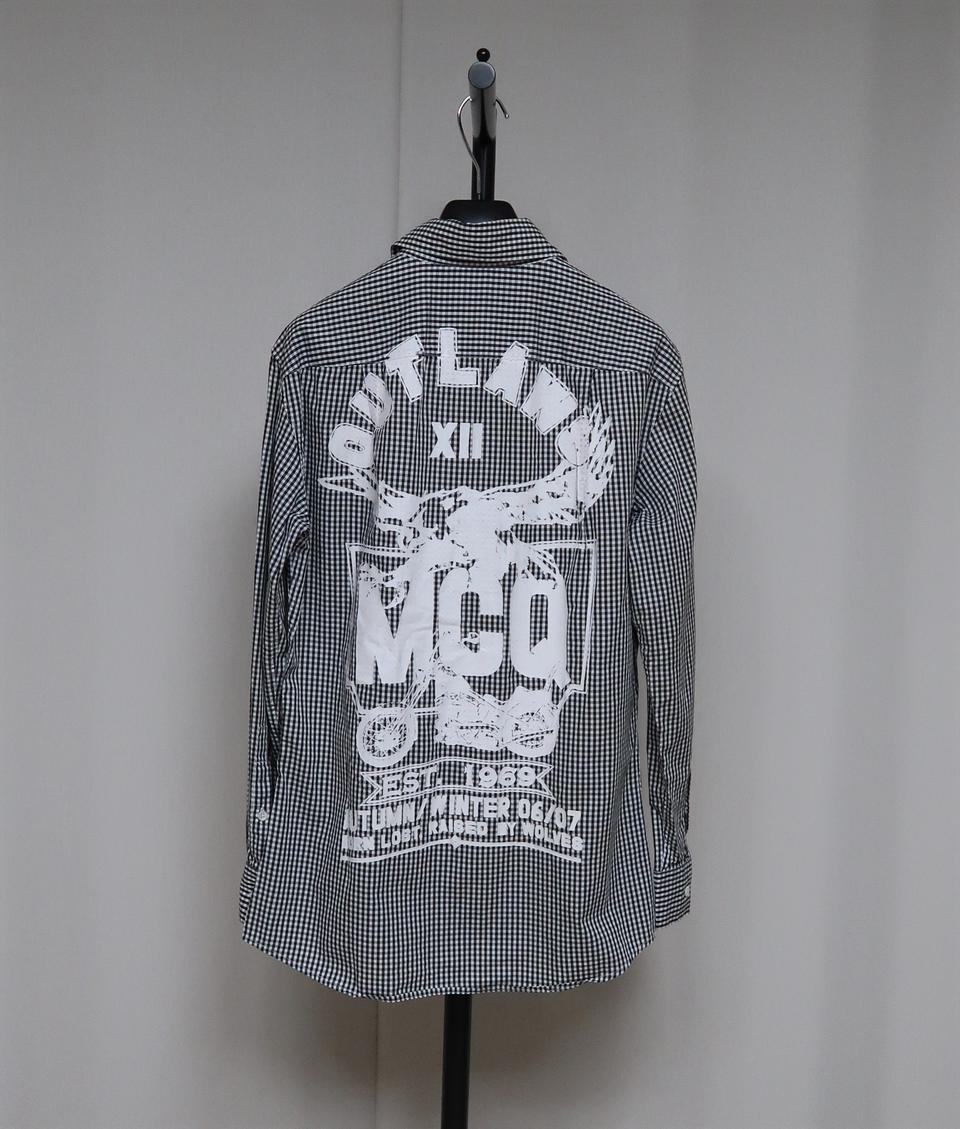 (택포)알렉산더맥퀸 백프린트 셔츠