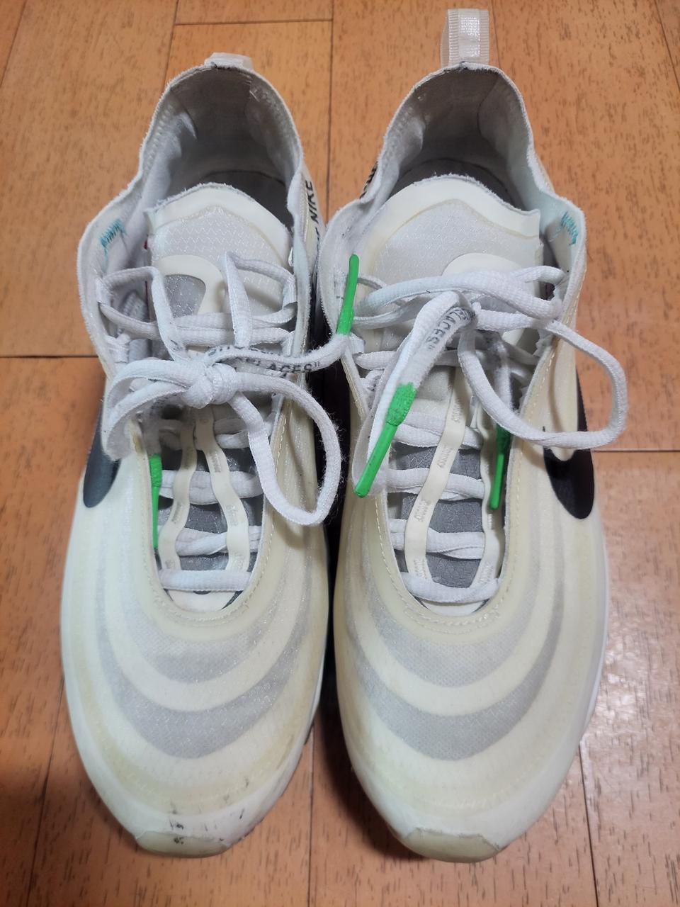 나이키오프화이트맥스신발275