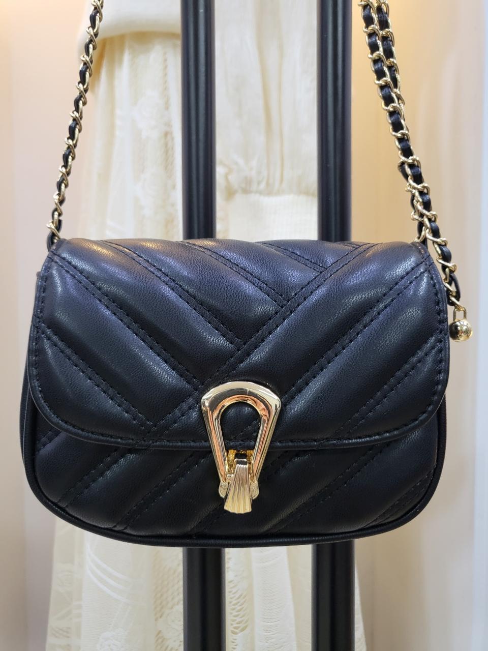 퀼팅 조개 크로스백