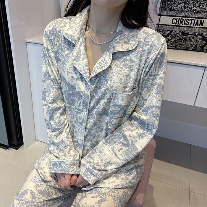 오블리 나염 파자마세트