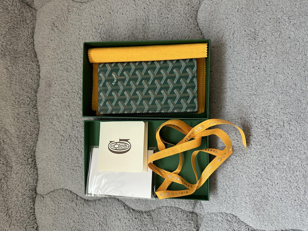 고야드 램버트 장지갑 스폐셜컬러 그린