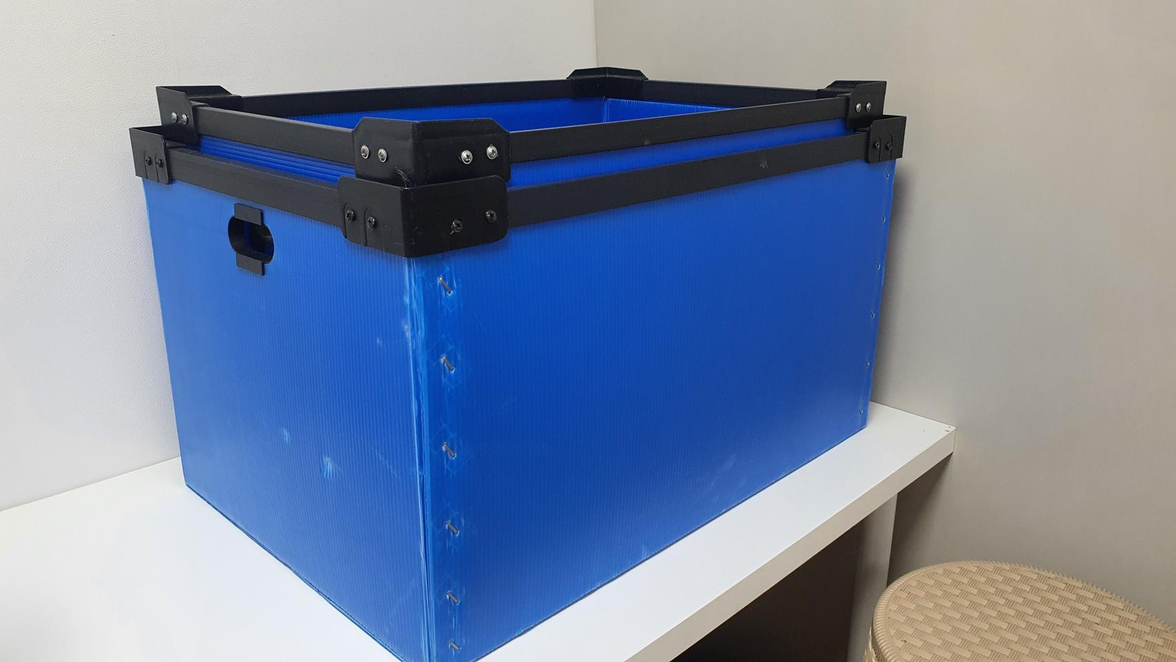 [개인] 단프라 대형 플라스틱 오픈형 튼튼한 이사박스