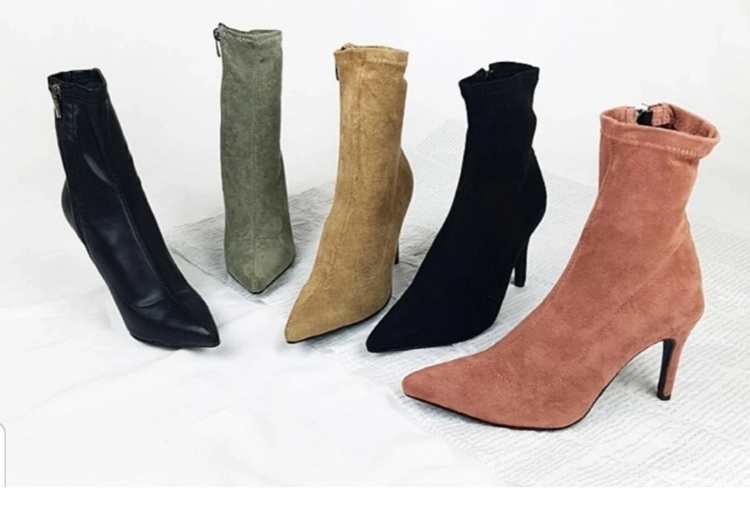 새상품) 인디핑크.카키 앵클부츠 245