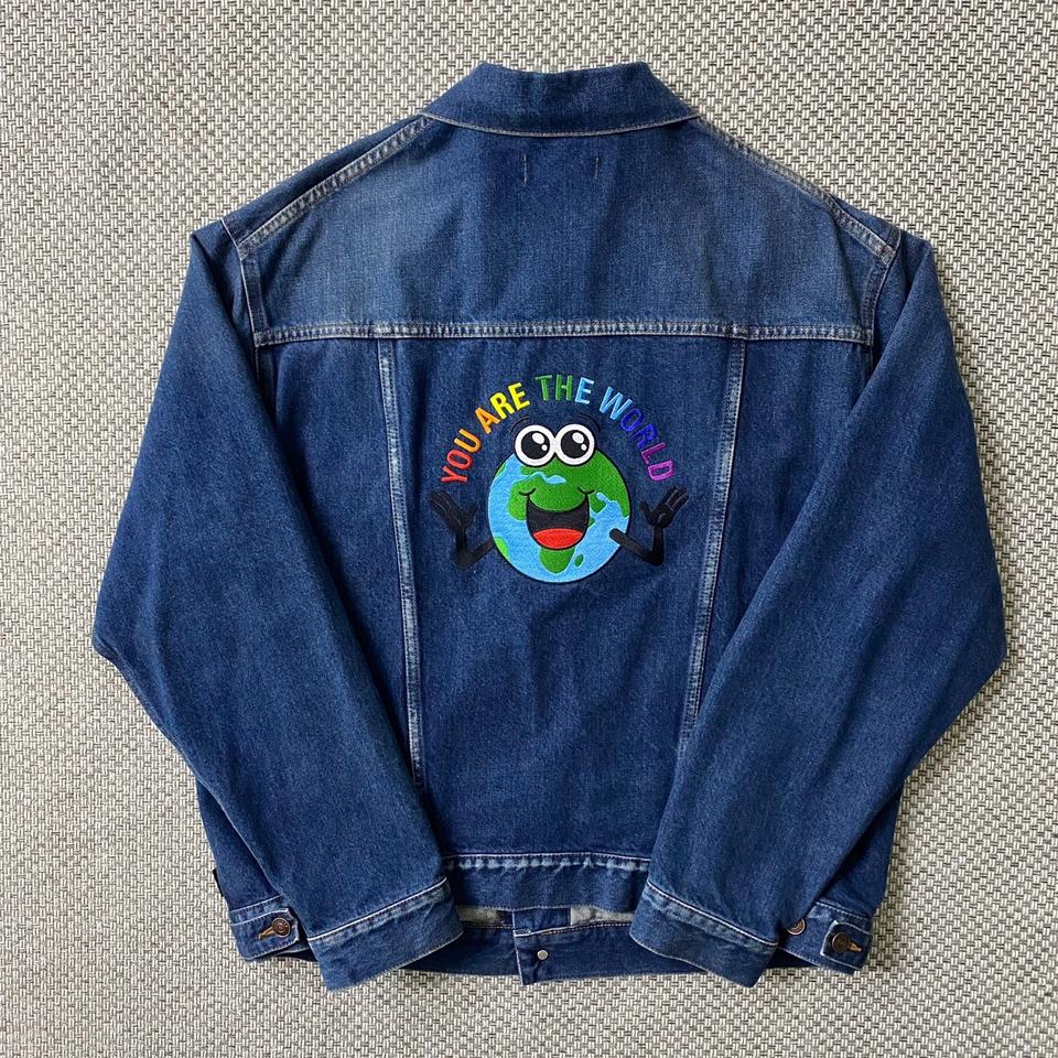 발렌시아가 유아더월드 청자켓