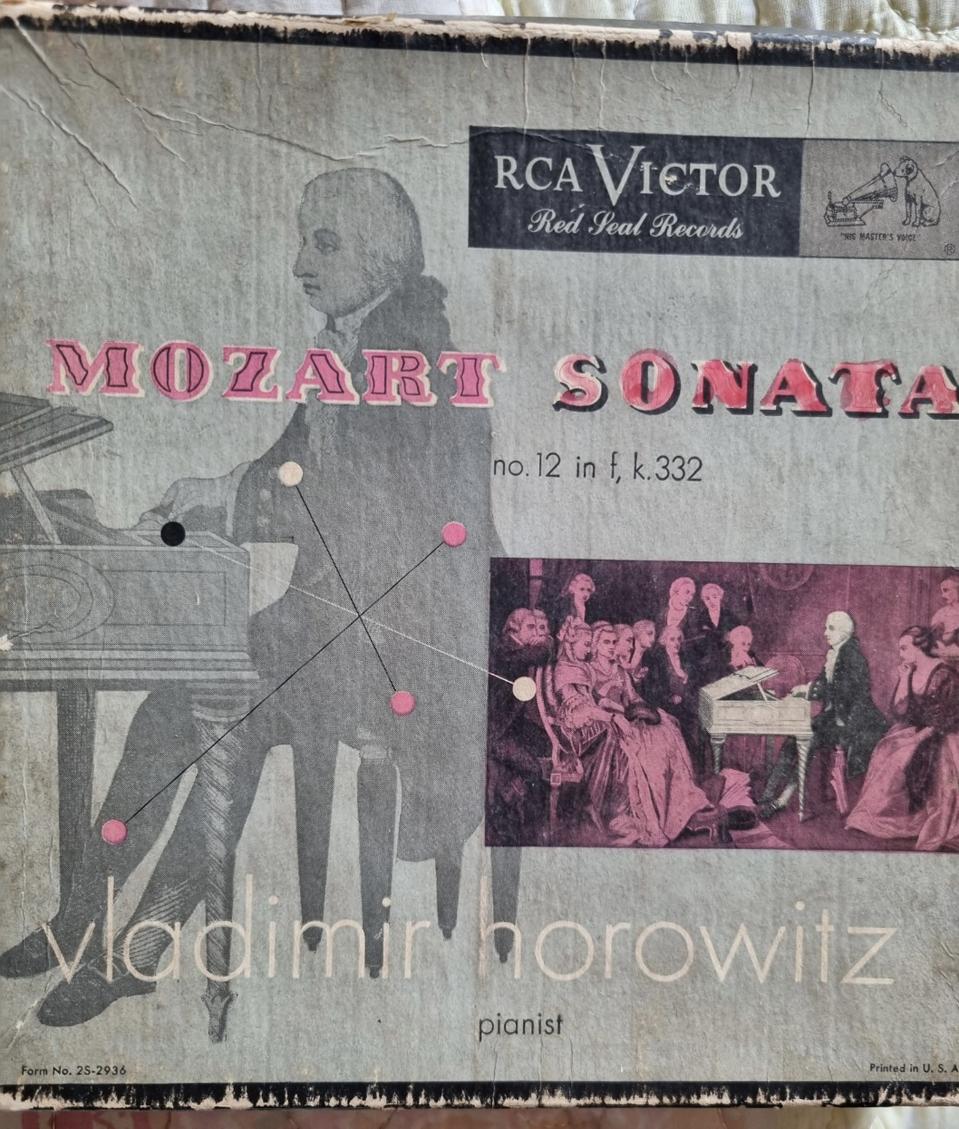 희귀 도넛반)모차르트 소나타#12 In F K322(2장) 엘피 레코드판