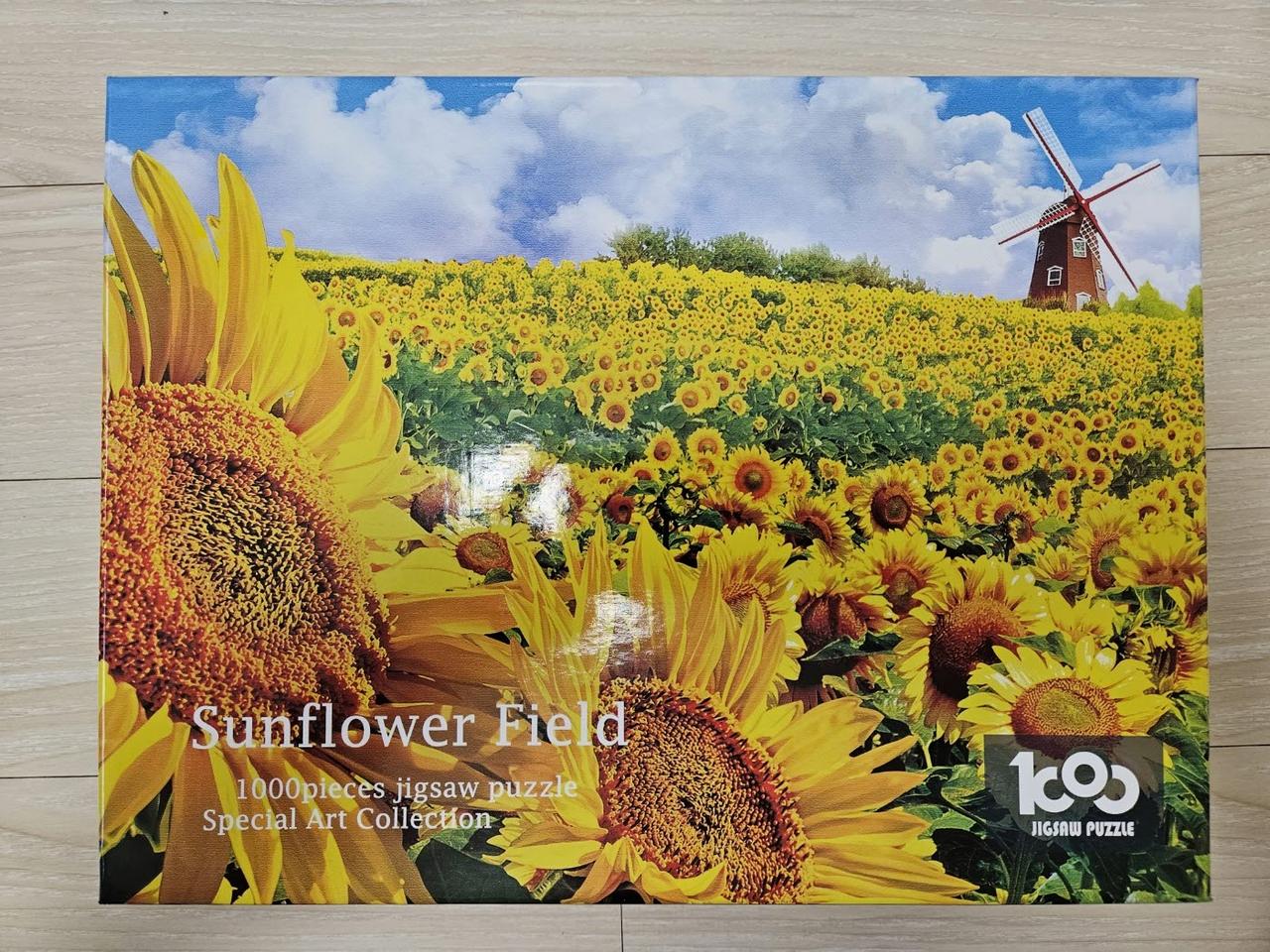 토이앤퍼즐 황금빛 해바라기 들판 퍼즐 1000피스