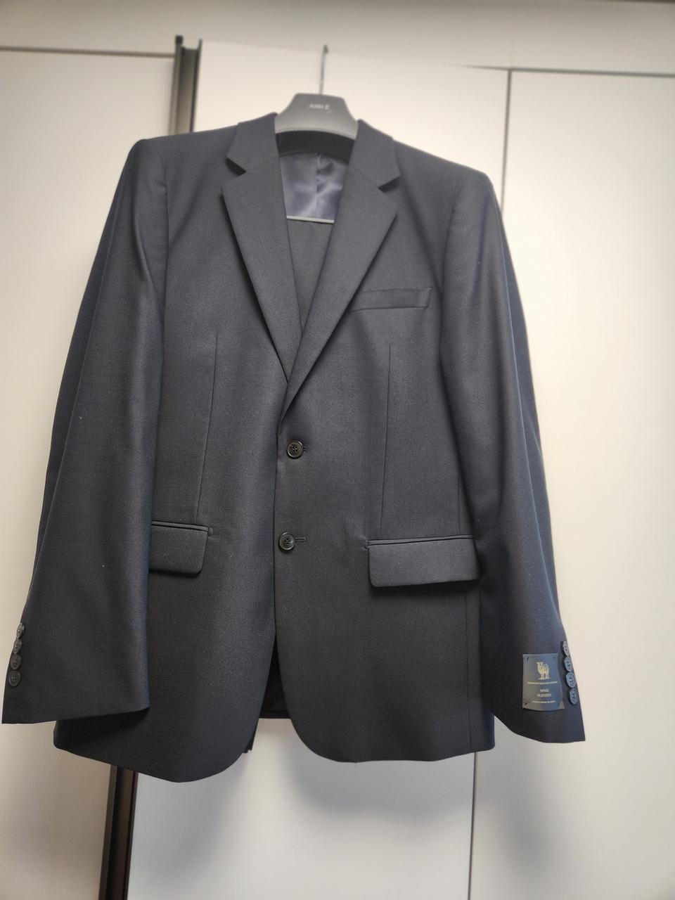 새상품 앤드지 이모션 정장 한벌 다크네이비 105-78