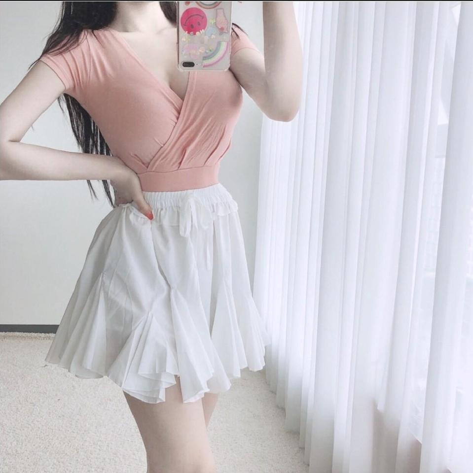 새상품) 필수품) 러블리 밴딩 쉬폰 치마바지-샤랄라 치마