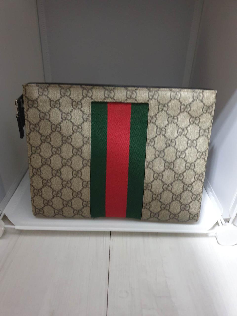 구찌 수프림 클러치 풀구