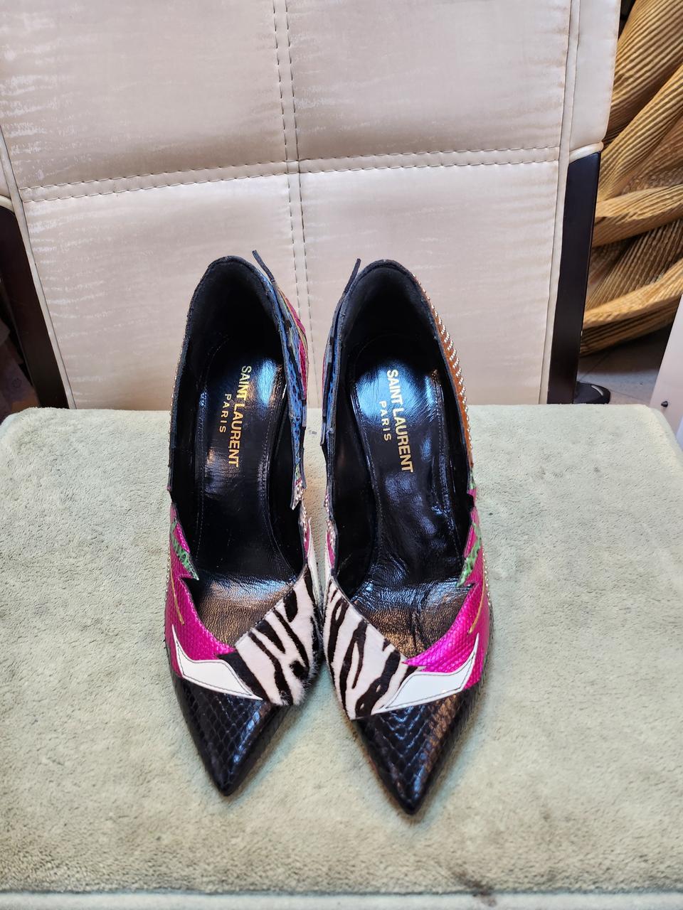 정품 입생로랑 신발 구두 굽높이10