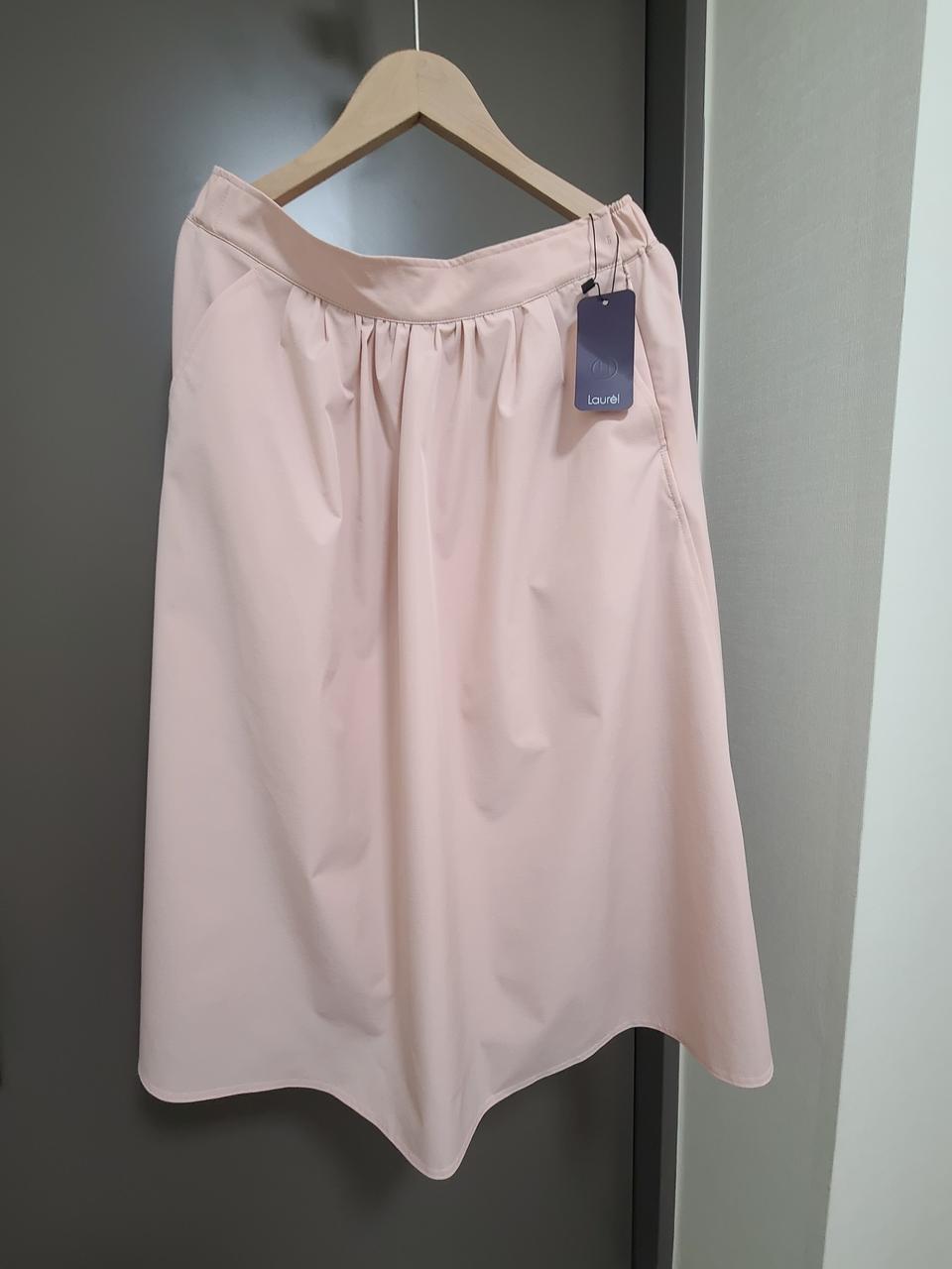 라우렐 허리밴딩 롱스커트 새거