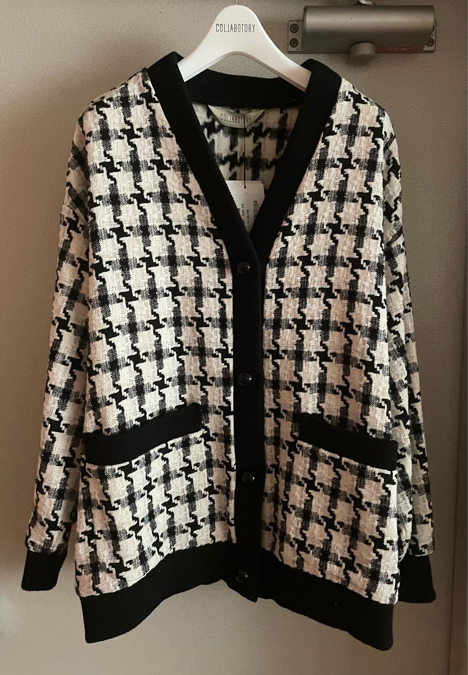 콜라보토리 트위드 오버 사이즈 아우터