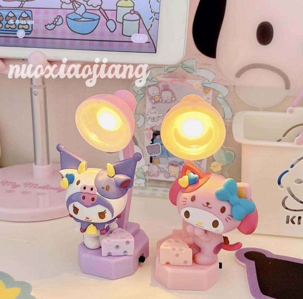 (새상품)산리오 미니 치즈 조명 램프 ㅡ 개별가