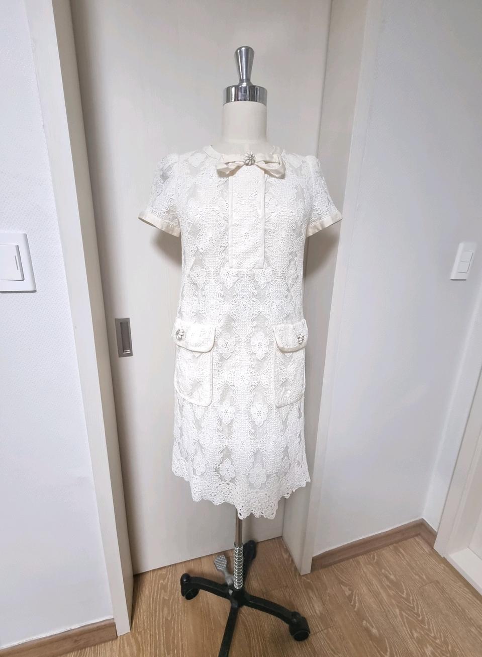 블랙라벨 레니본 레이스원피스(55)