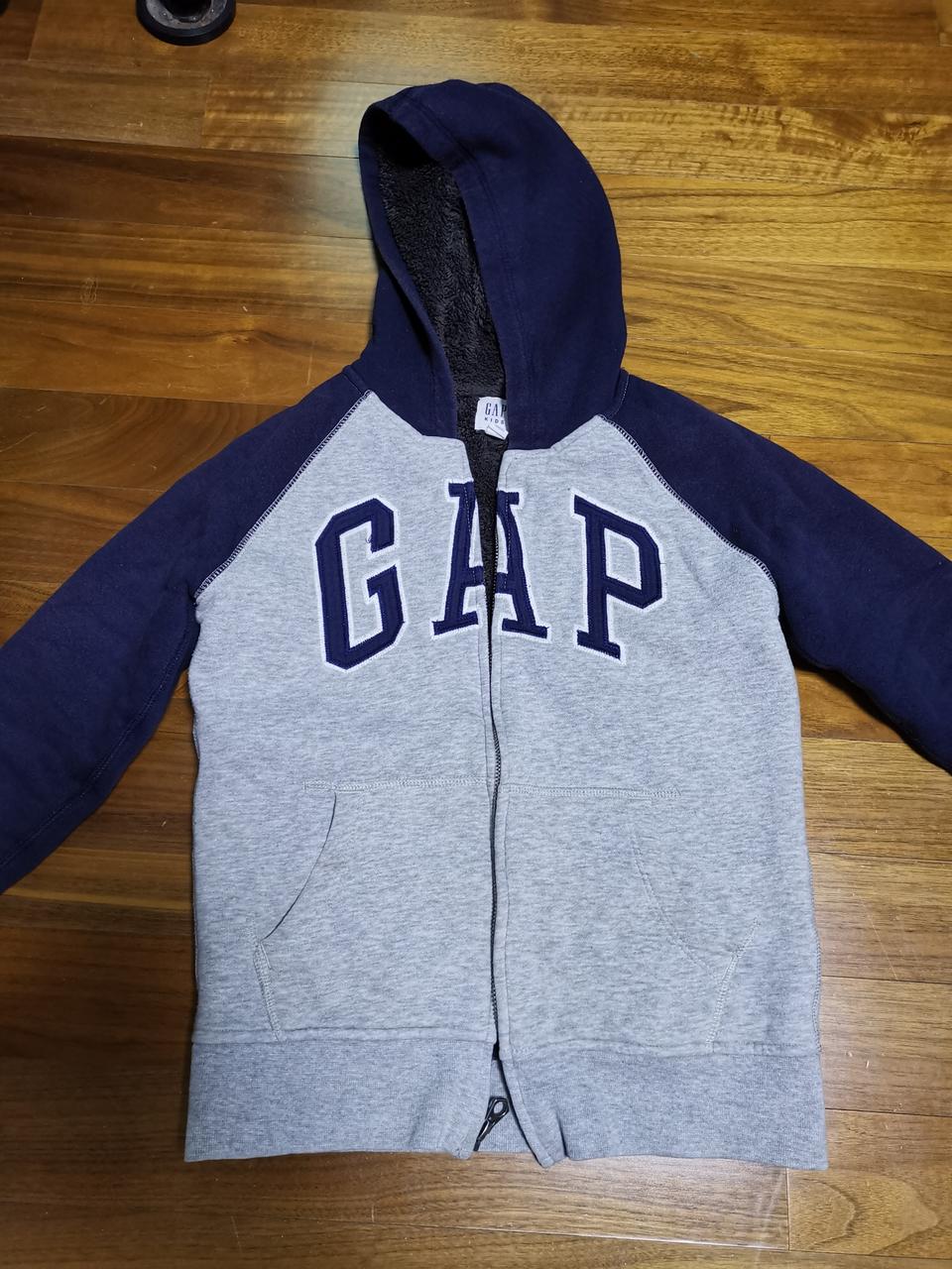 갭 털 기모후드 집업
